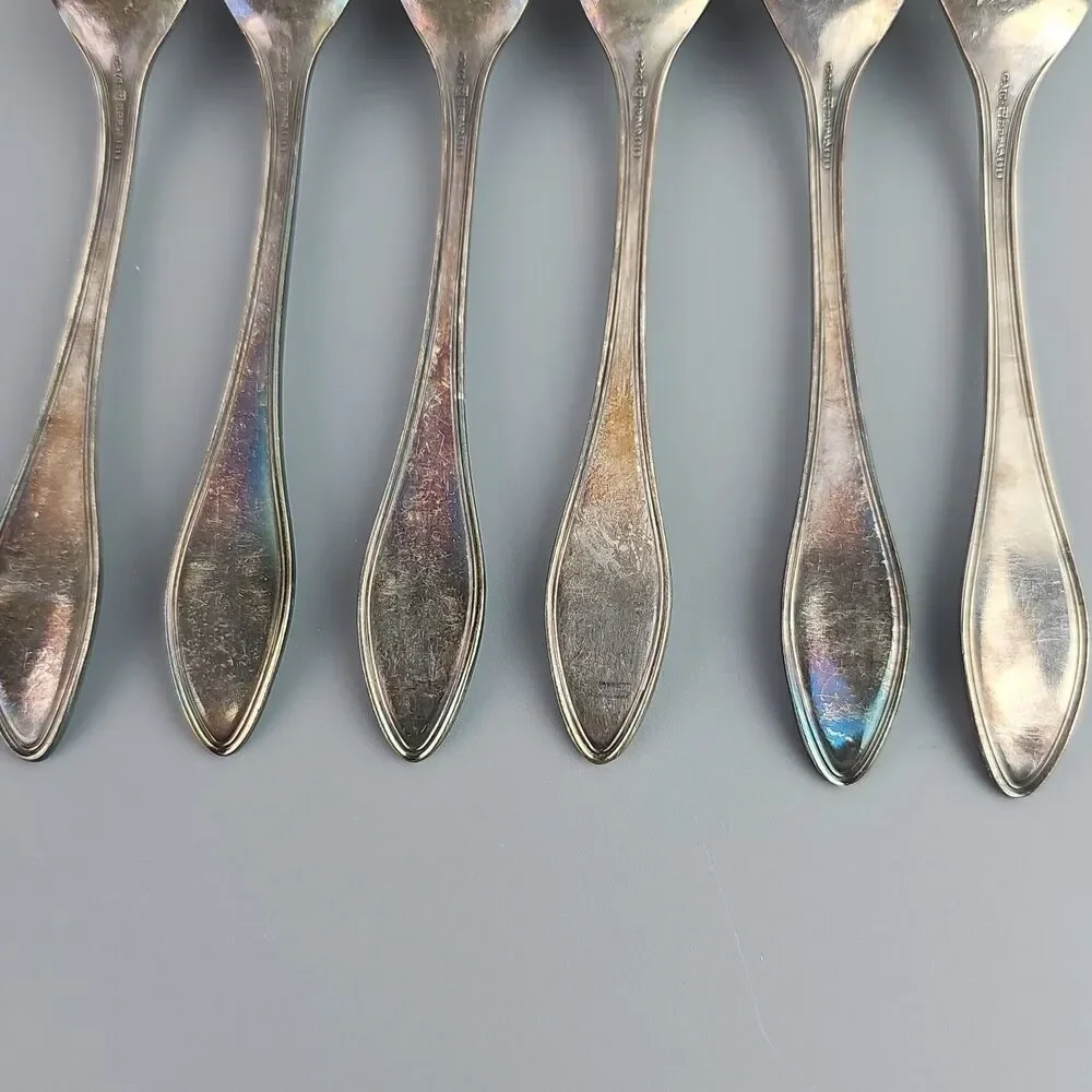 Vintage GORHAM Providence Salad Forks silverplate Lot Of 6